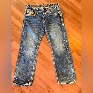 Rock Revival Jeans. MENS 34